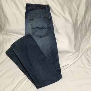 7 For all mankind brand, Blue Jeans  Size: 32 x 42